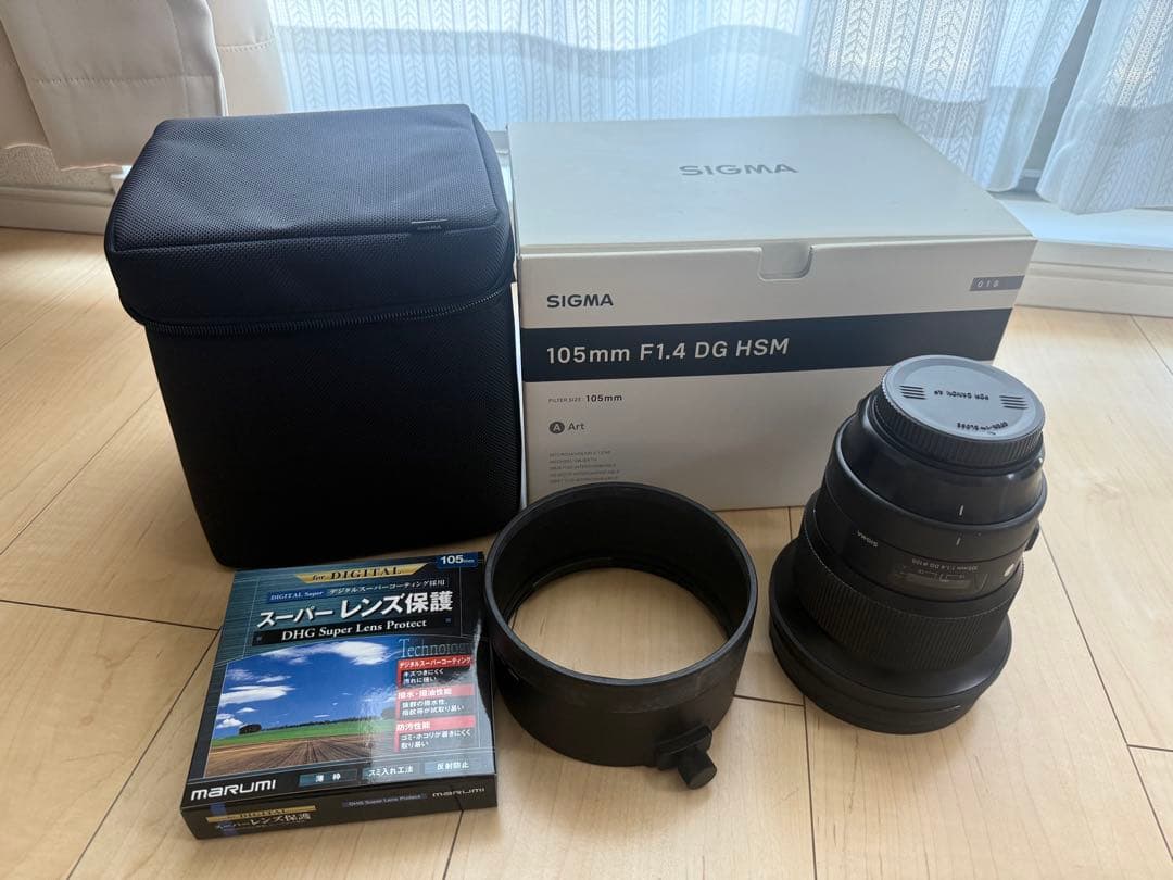 SIGMA 105mm F1.4 DG HSM レンズ　canon ef