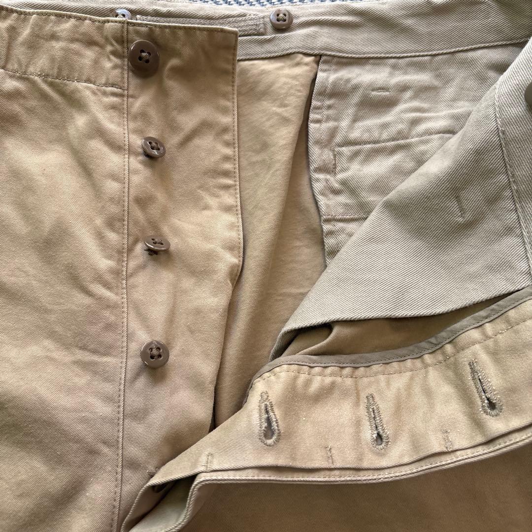 Nigel Cabourn ニューベーシックライトベージュ チノパン 38