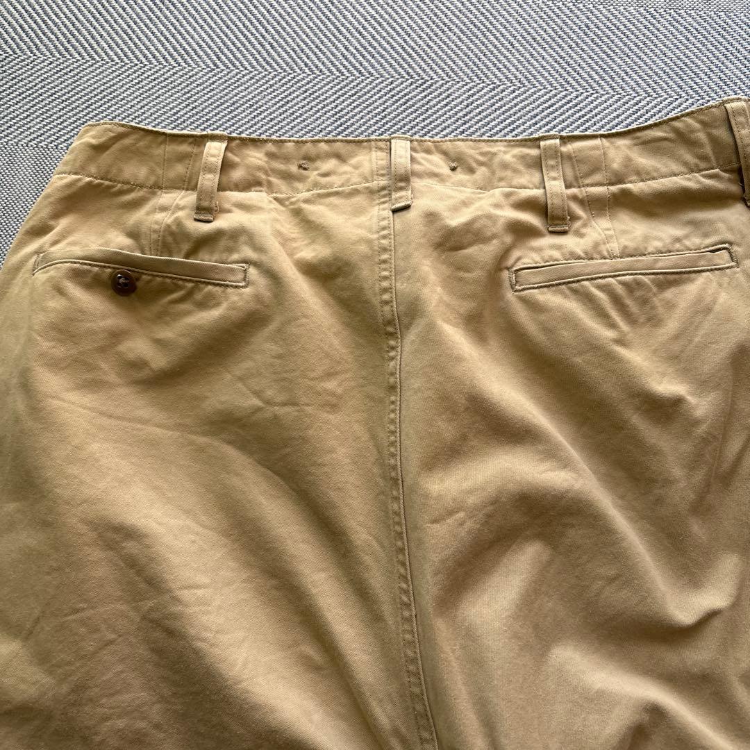 Nigel Cabourn ニューベーシックライトベージュ チノパン 38