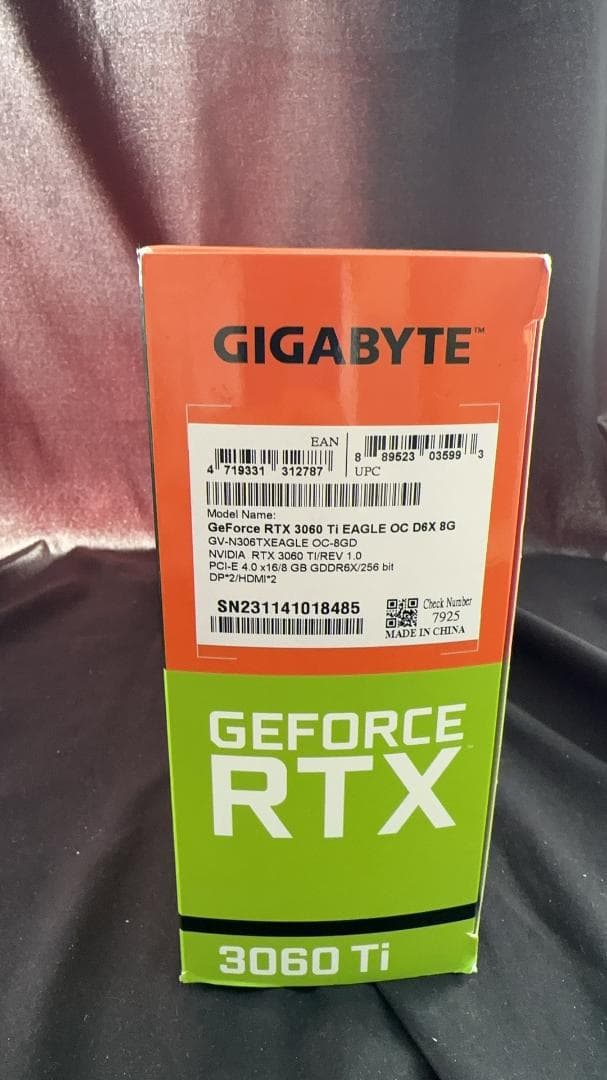 グラフィックボード・グラボ・ビデオカード GIGABYTE GEFORCE  RTX 3060TI