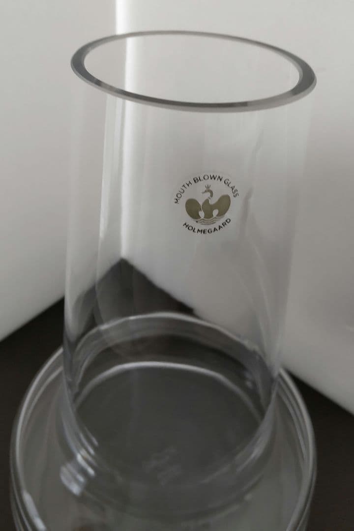 未使用品ホルムガード Holmegaard フローラ 24cm クリア ロング