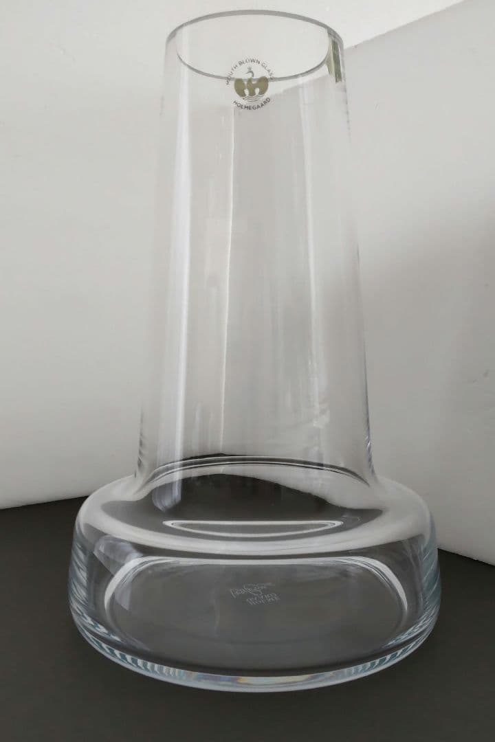 未使用品ホルムガード Holmegaard フローラ 24cm クリア ロング