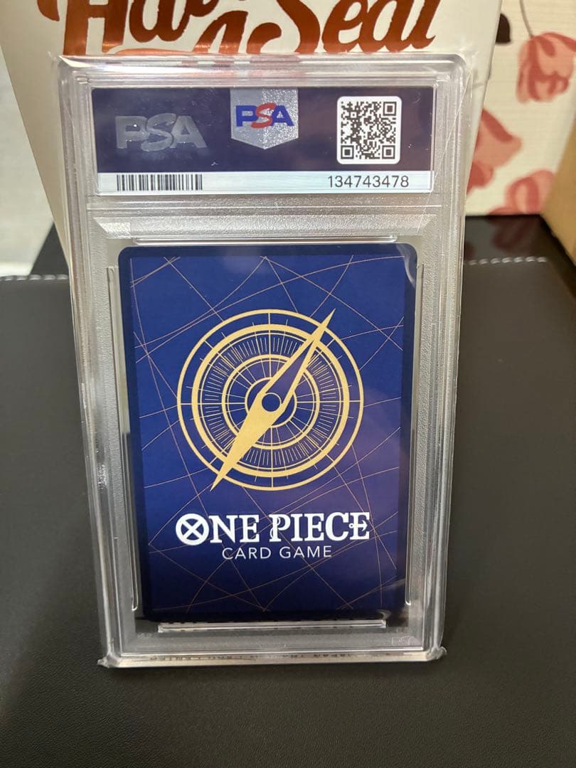 PSA10】ワンピースカード　トップマン・ウォーキュリー聖　 赤箔レッドパラレル