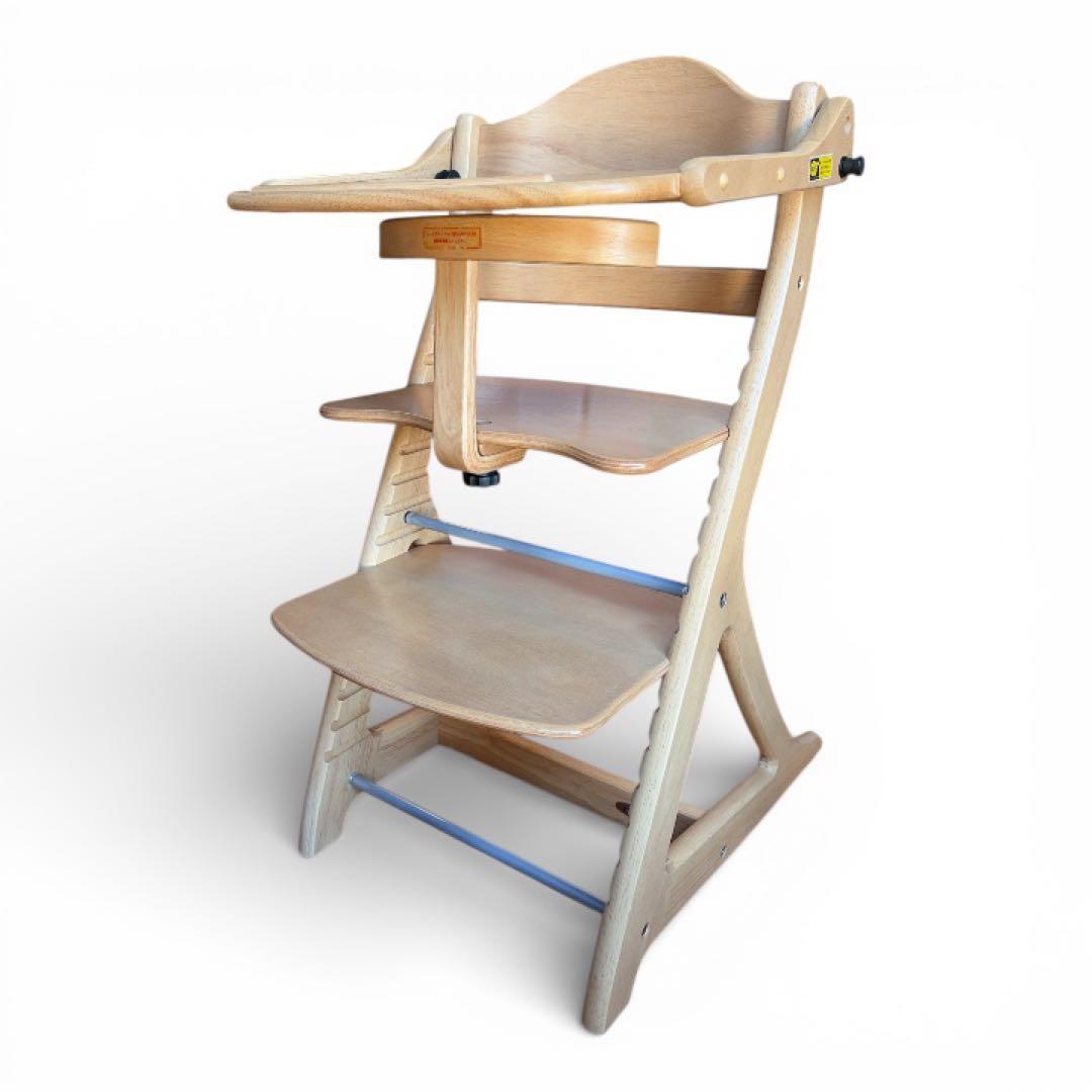 【送料無料】大和屋 すくすくチェア スリムプラス テーブル付