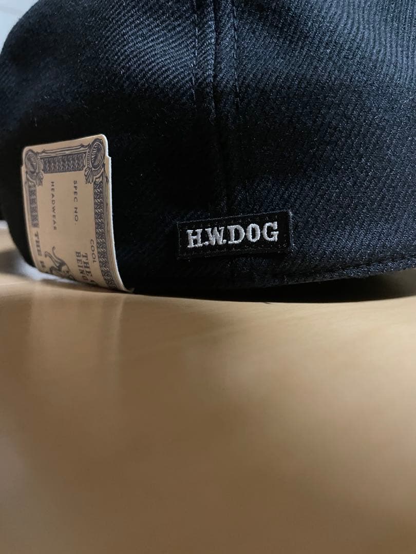 H.W.DOG 黒 キャップ