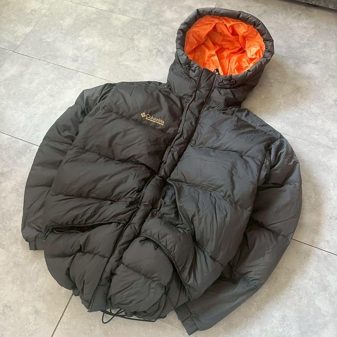 【大人気❗️】極暖！columbia 　ダウン　ダークブラウン　M