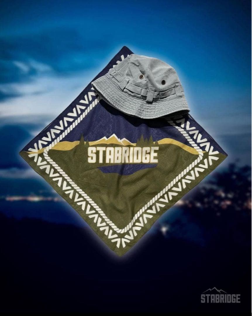 帽子 \"STABRIDGE\" BandanaJungleHat (Steel) XXL