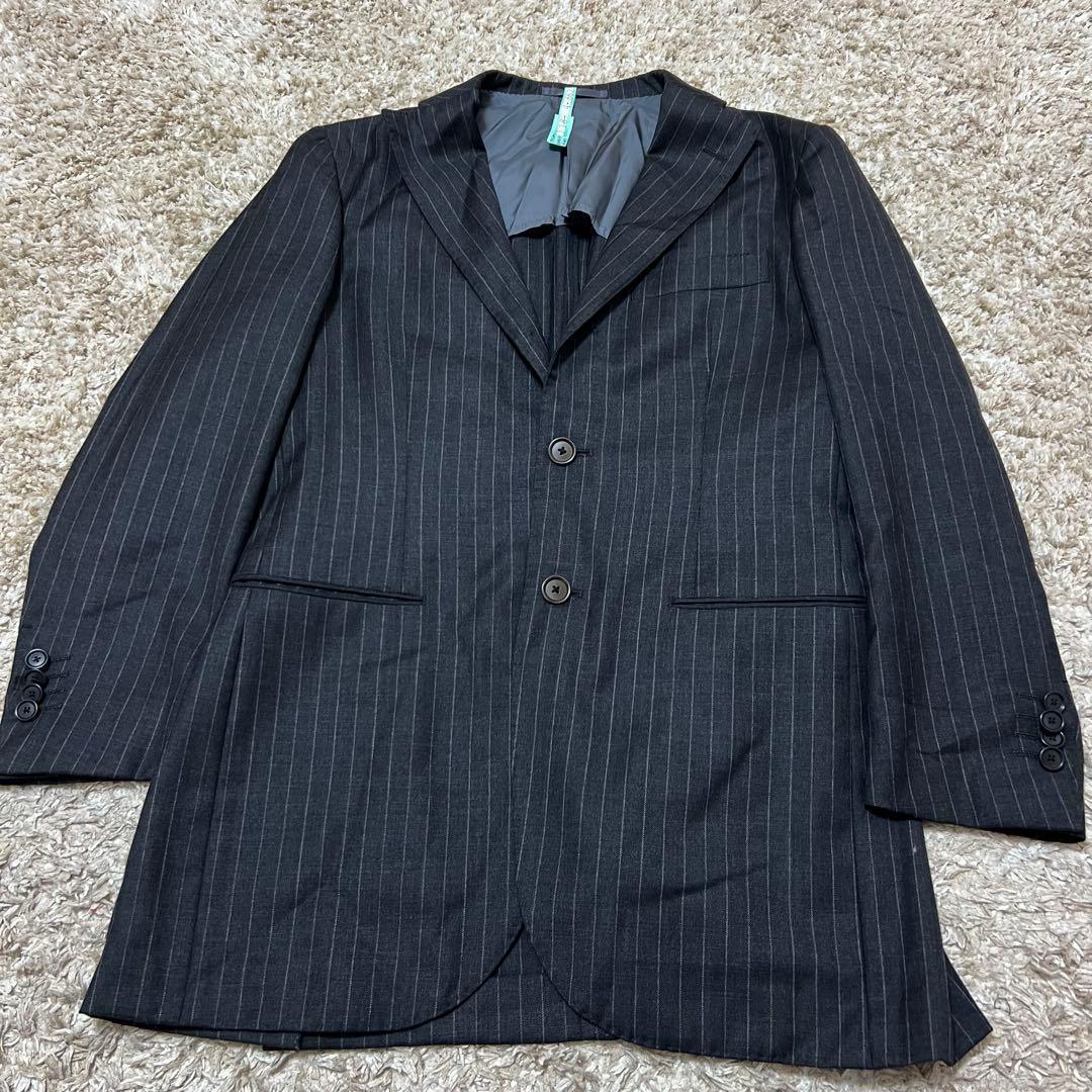 【美品】トゥモローランド × ロロピアーナ ブラック 44セットアップ メリノ