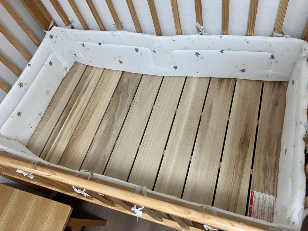 【直接引き取りのみ　福岡】KATOJI ベビーベッド ハイタイプ 標準サイズ