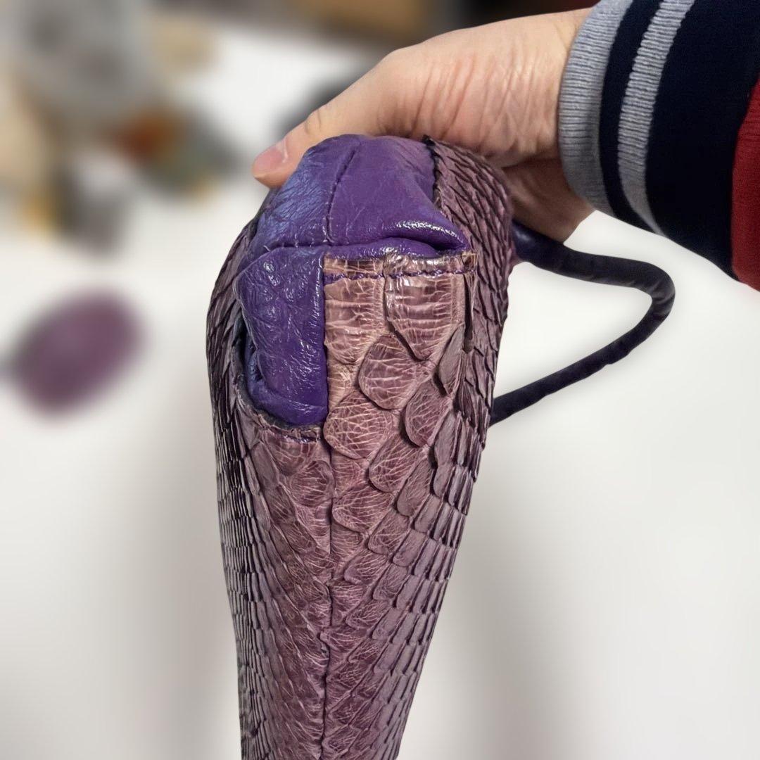 「はるさん専用〜ʕ•ᴥ•ʔ」IBIZA　美品！　パイソン　ハンドバッグとポーチ！