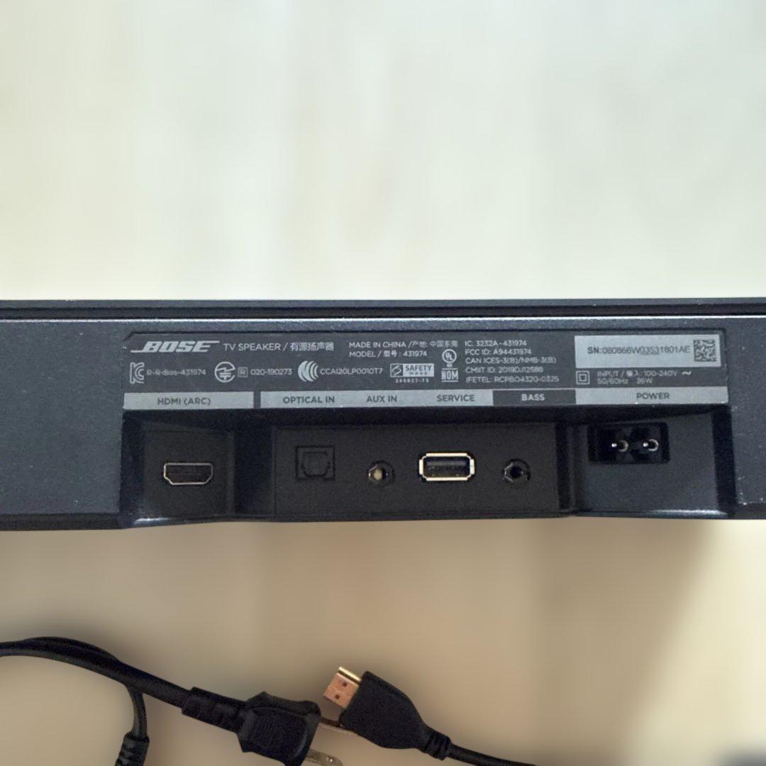 bose TV スピーカー Bluetooth サウンドバー　431974