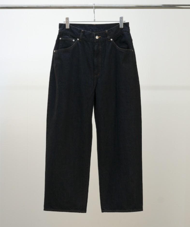 ANCELLM #01 ワンウォッシュ ストレートデニムパンツ