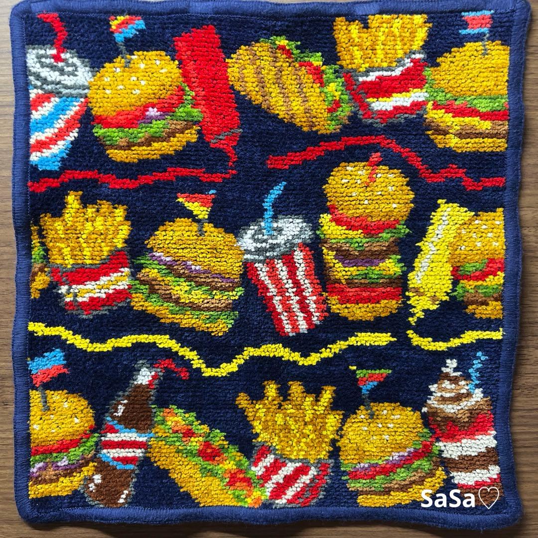 ラブラリーバイフェイラー ハンカチ 巾着 バーガーショップ