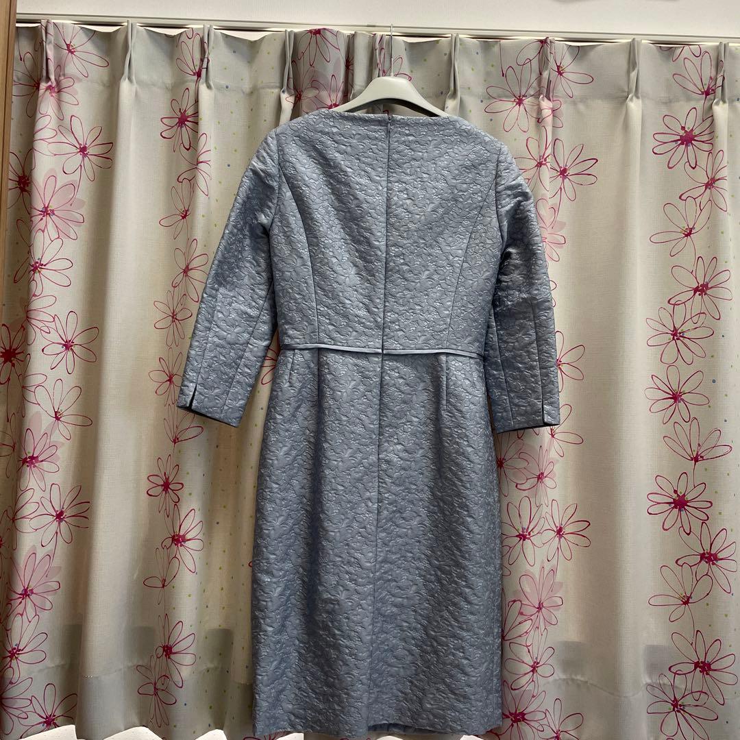 【らもん様】ハナエモリ　ジャガード織ワンピース