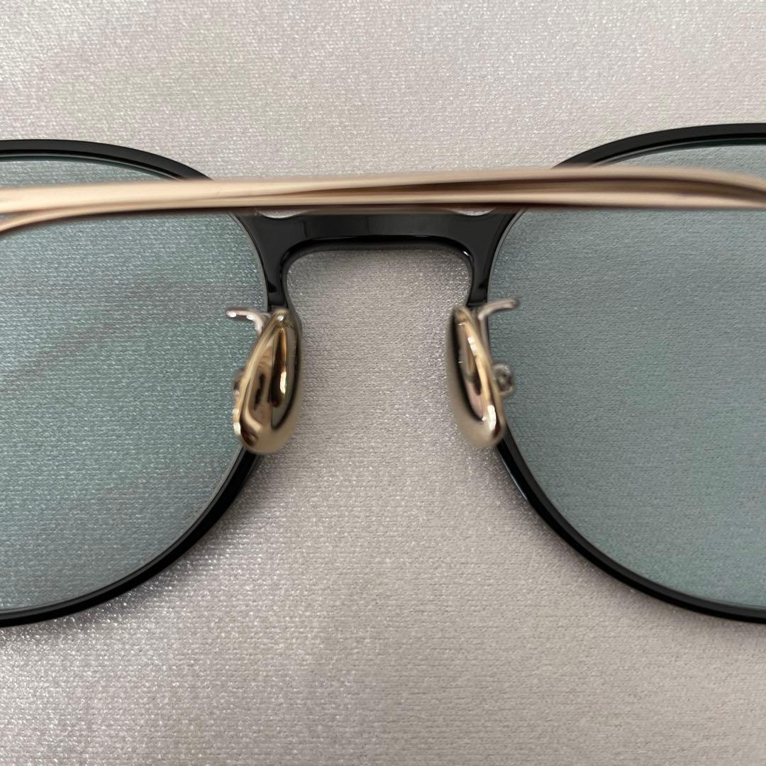 JINS メガネ　度なし　ミッドナイトブルー