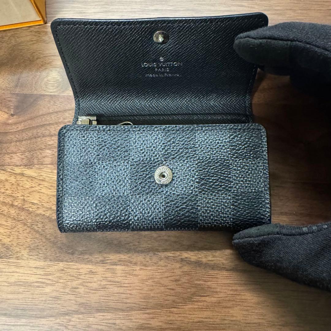 【美品】ヴィトン ダミエ グラフィット ミュルティクレ6 ６連 キーケース