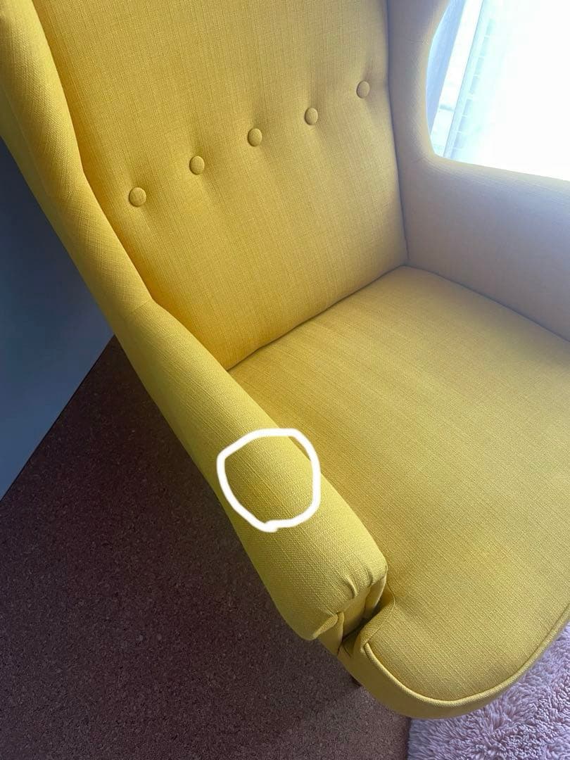 【送料込み】IKEA STRANDMON ストランドモン　1人掛けソファ