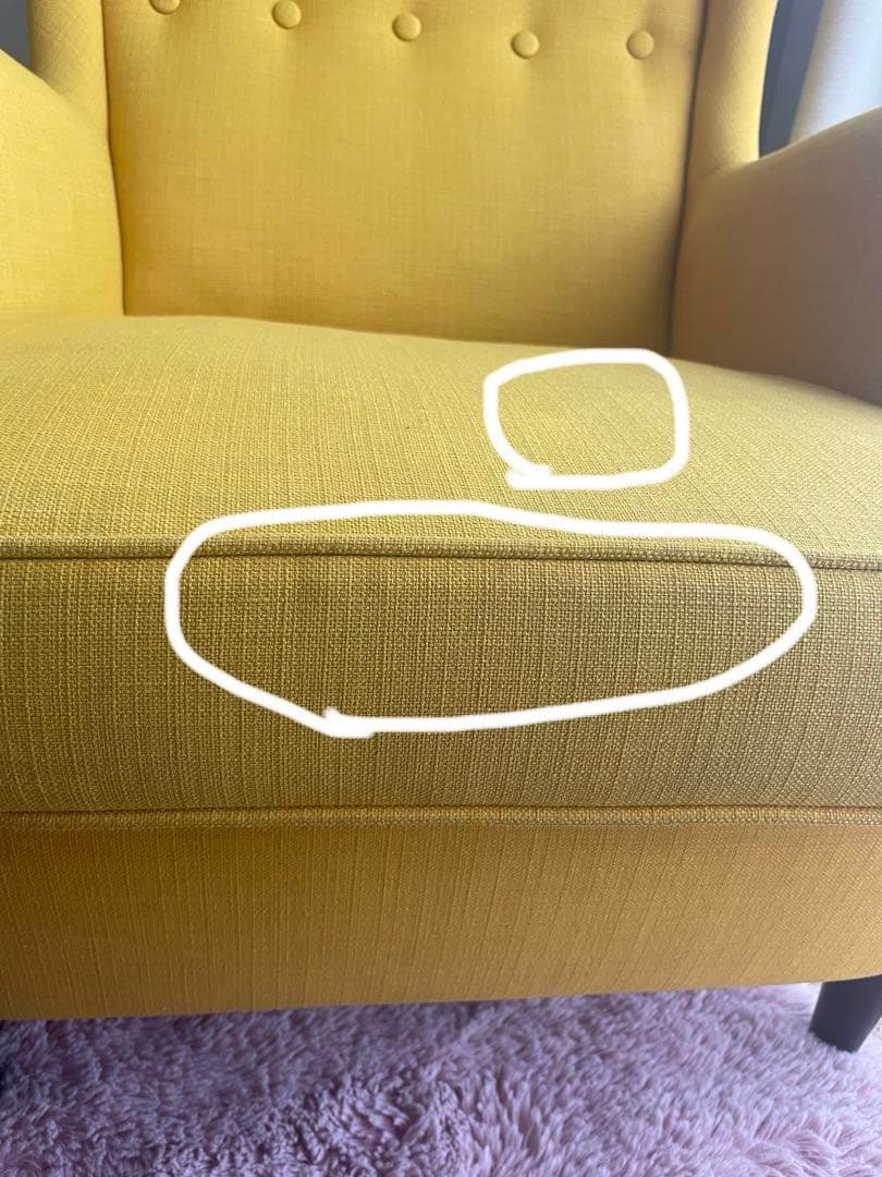 【送料込み】IKEA STRANDMON ストランドモン　1人掛けソファ