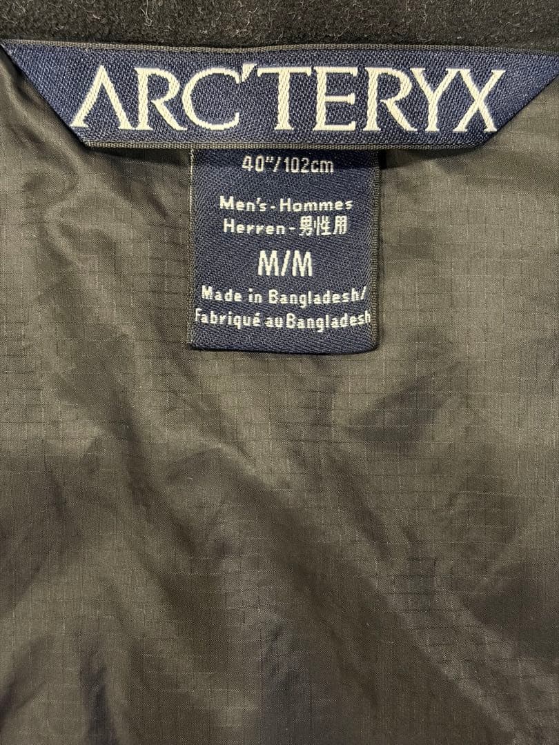 ARC'TERYX ATOM VESTブラック ベスト M