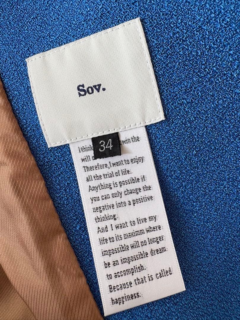 Sov. 金ボタン テーラードジャケット