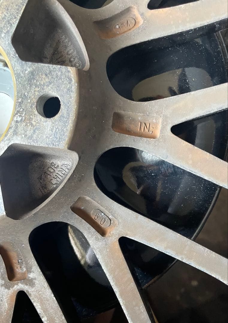 【送料込み】レアマイスター ブルネッロ 19インチ 8J+50 114.3 4本