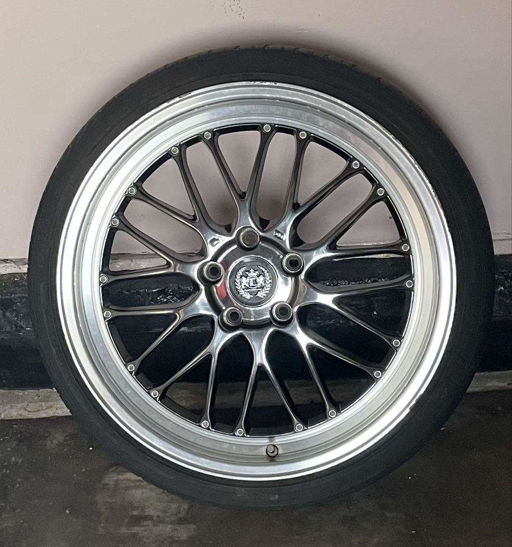 【送料込み】レアマイスター ブルネッロ 19インチ 8J+50 114.3 4本