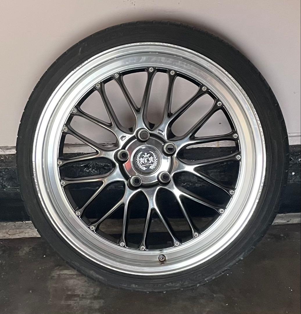 【送料込み】レアマイスター ブルネッロ 19インチ 8J+50 114.3 4本