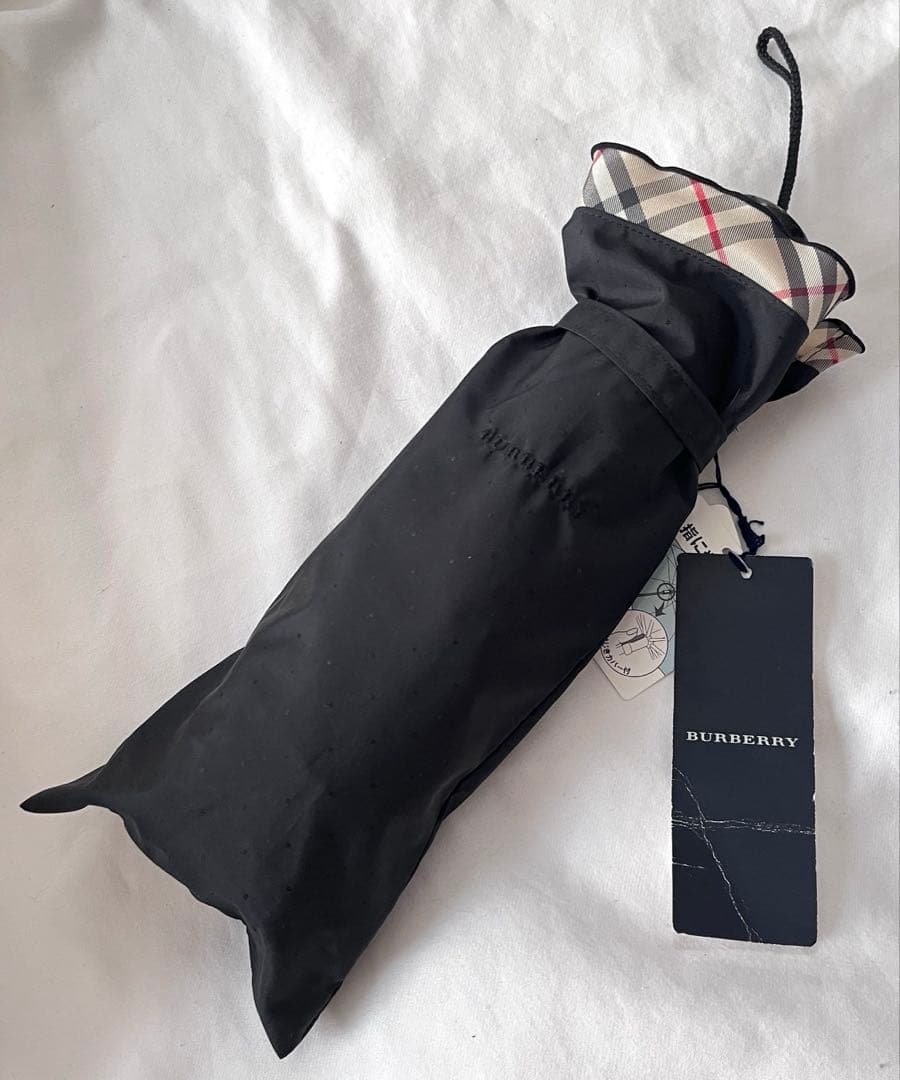 新品タグ付き　バーバリー　折りたたみ傘