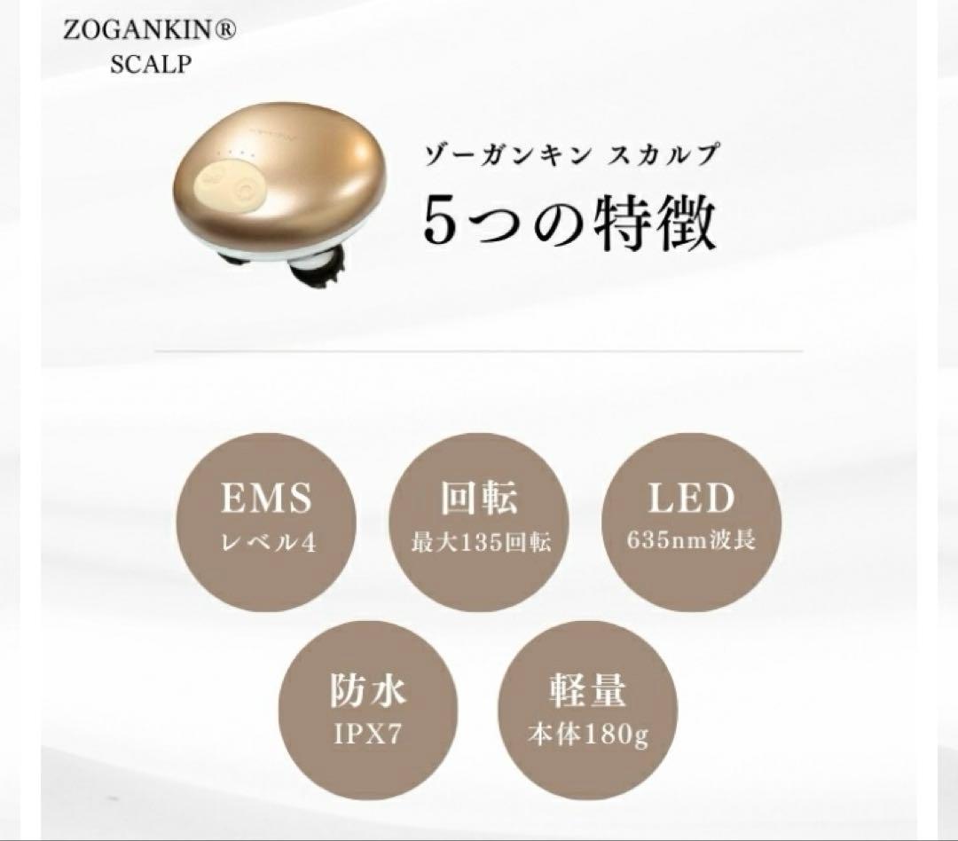ZOGANKIN SCALP EMS ヘッドスパ