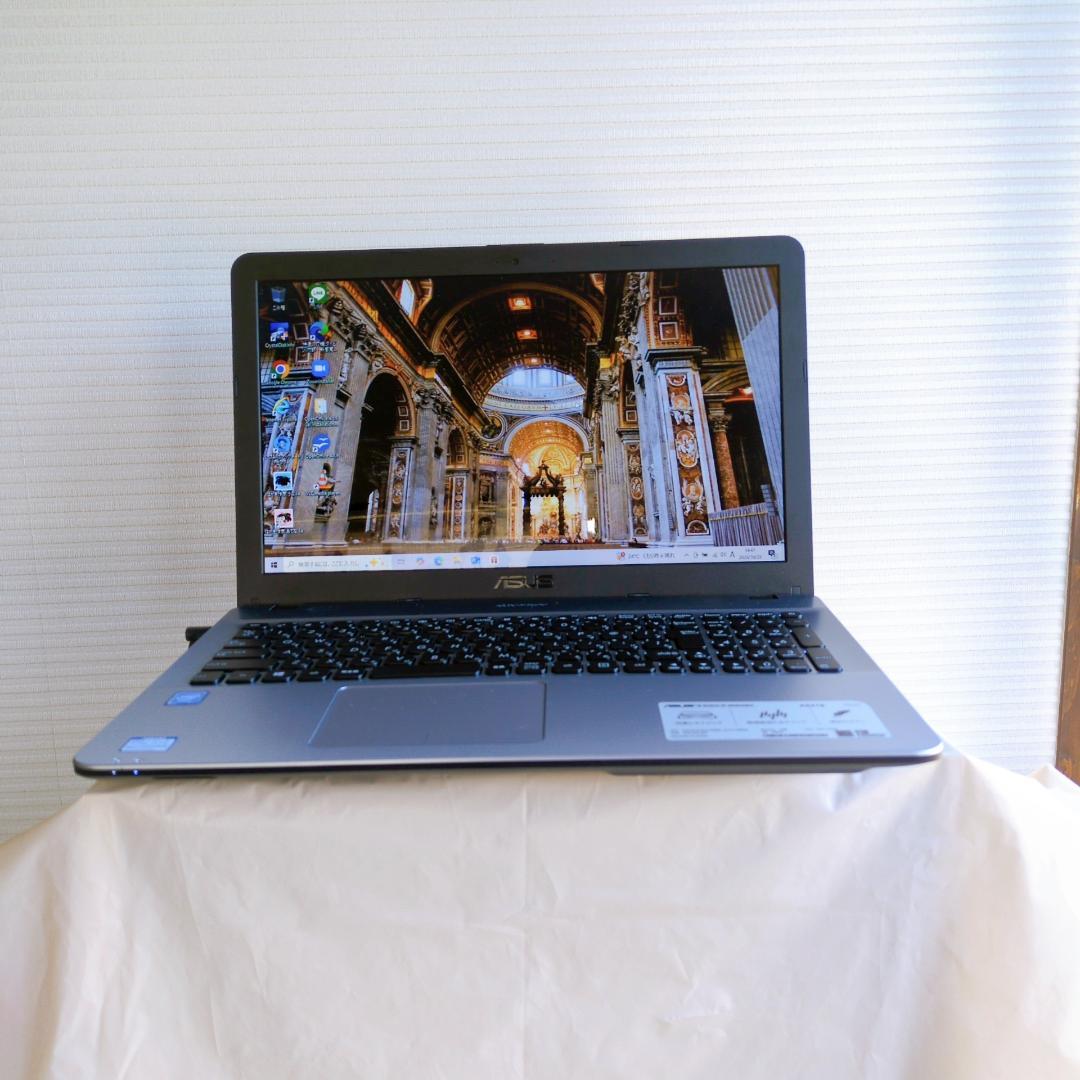 初心者おすすめ ASUS ノートパソコン SSD256GB DVD webカメラ