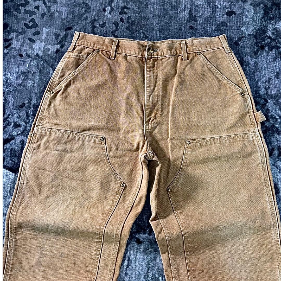 USA製 36×32 Carhartt 金ボタン YKKチャック 人気カラー