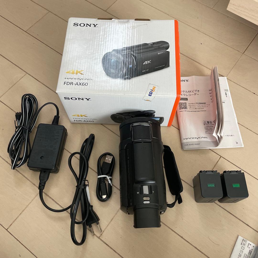 SONY FDR-AX60 4Kビデオカメラ 本体