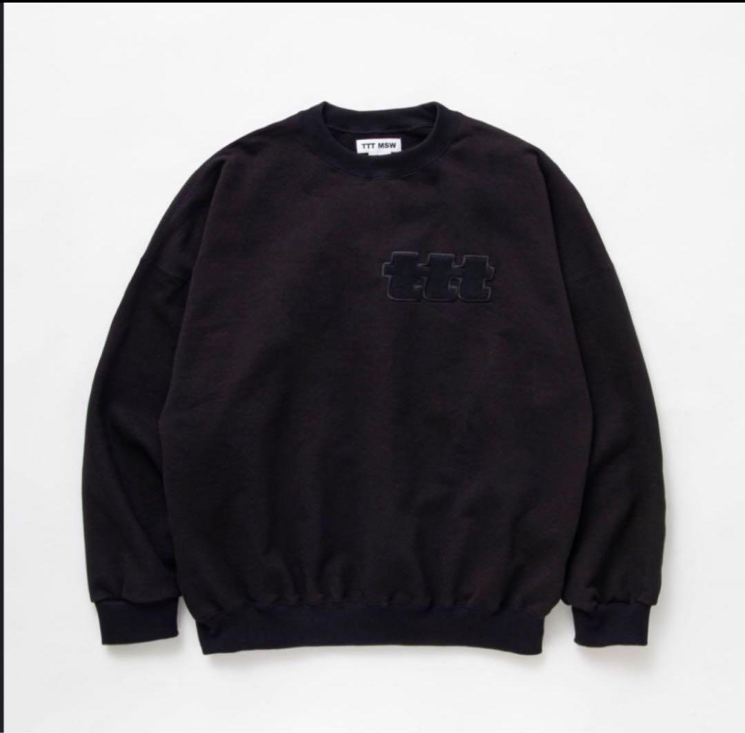 ttt_msw ブラック ロゴ スウェット　Mサイズ