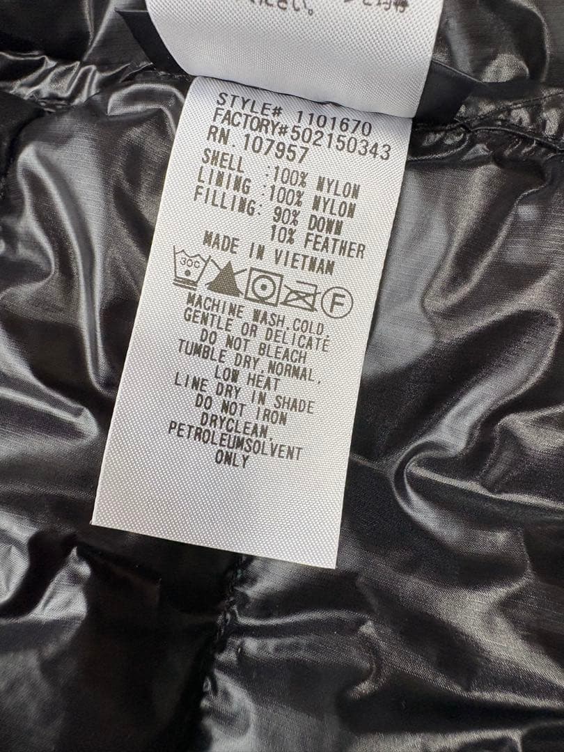 モンベル　スペリオダウン　ベスト　L