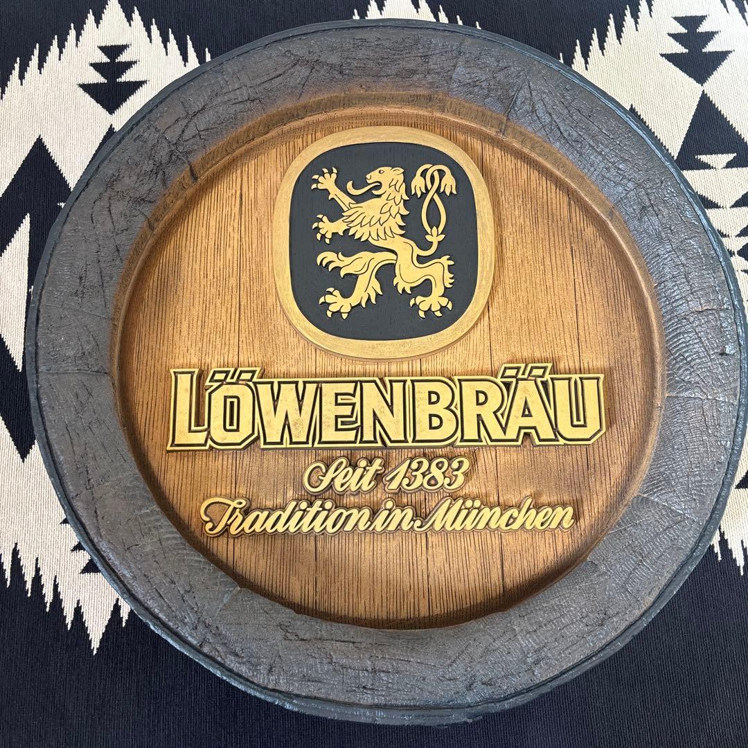 LÖWENBRÄU　レーベンブロイ　ヴィンテージ看板 アンティーク　インテリア