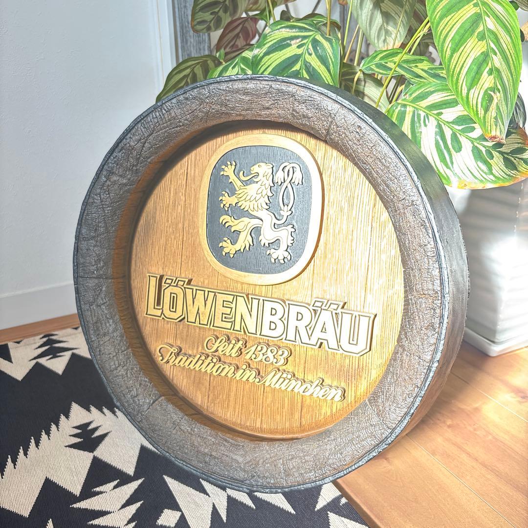LÖWENBRÄU　レーベンブロイ　ヴィンテージ看板 アンティーク　インテリア