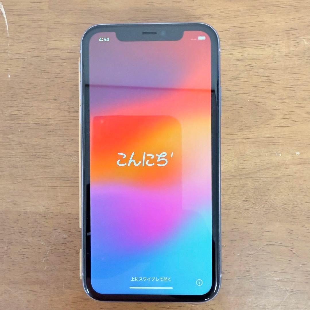 ● 美品 iPhone11 64GB パープル MWLX2J/A SIMフリー