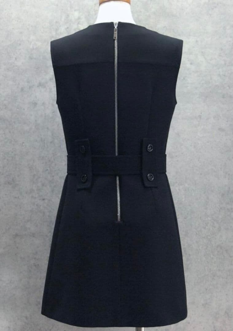 桃 月 豪華ルイビトンロゴ刺繍ワンピース クリスマスディナーにもモデル