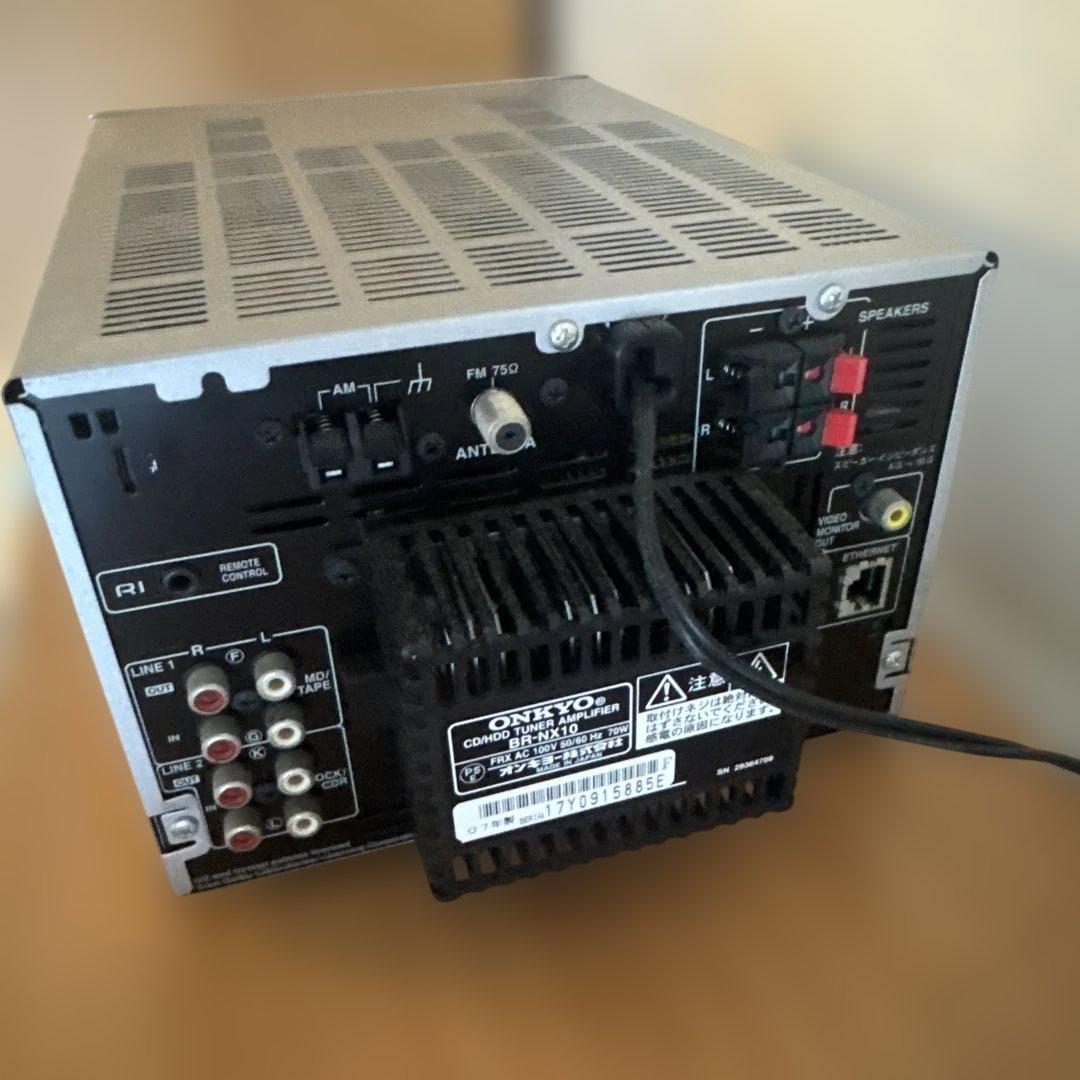 【値下げ】ONKYO CDコンポ HDD搭載 シルバー　BR-NX10