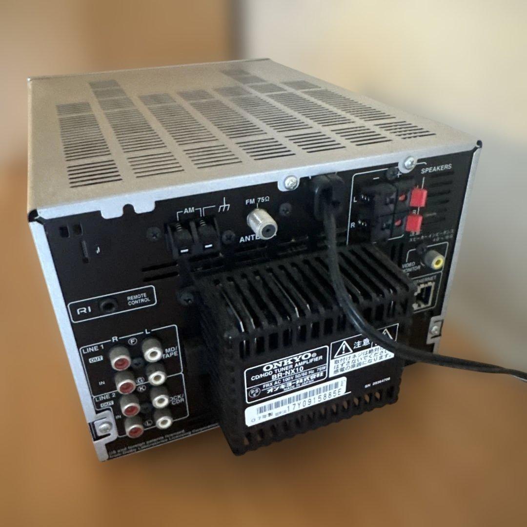 【値下げ】ONKYO CDコンポ HDD搭載 シルバー　BR-NX10