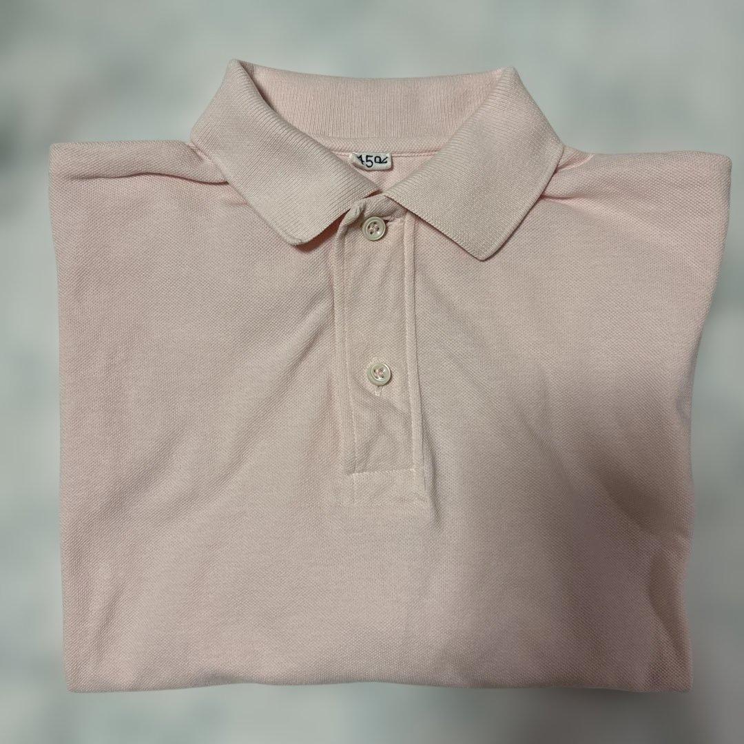 45R 半袖ポロシャツ ピンク