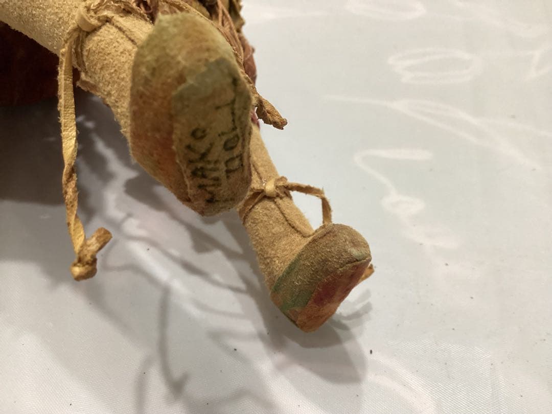 創作人形作家山下昌子　MAKODOLL 未使用　羊革花の装飾 アートドール箱付