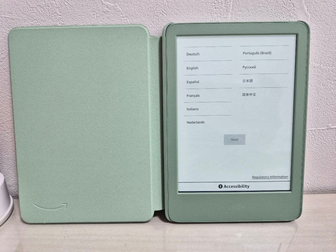 【美品】Kindle 2024年発売 第11世代 16GB 本体 純正カバー付き