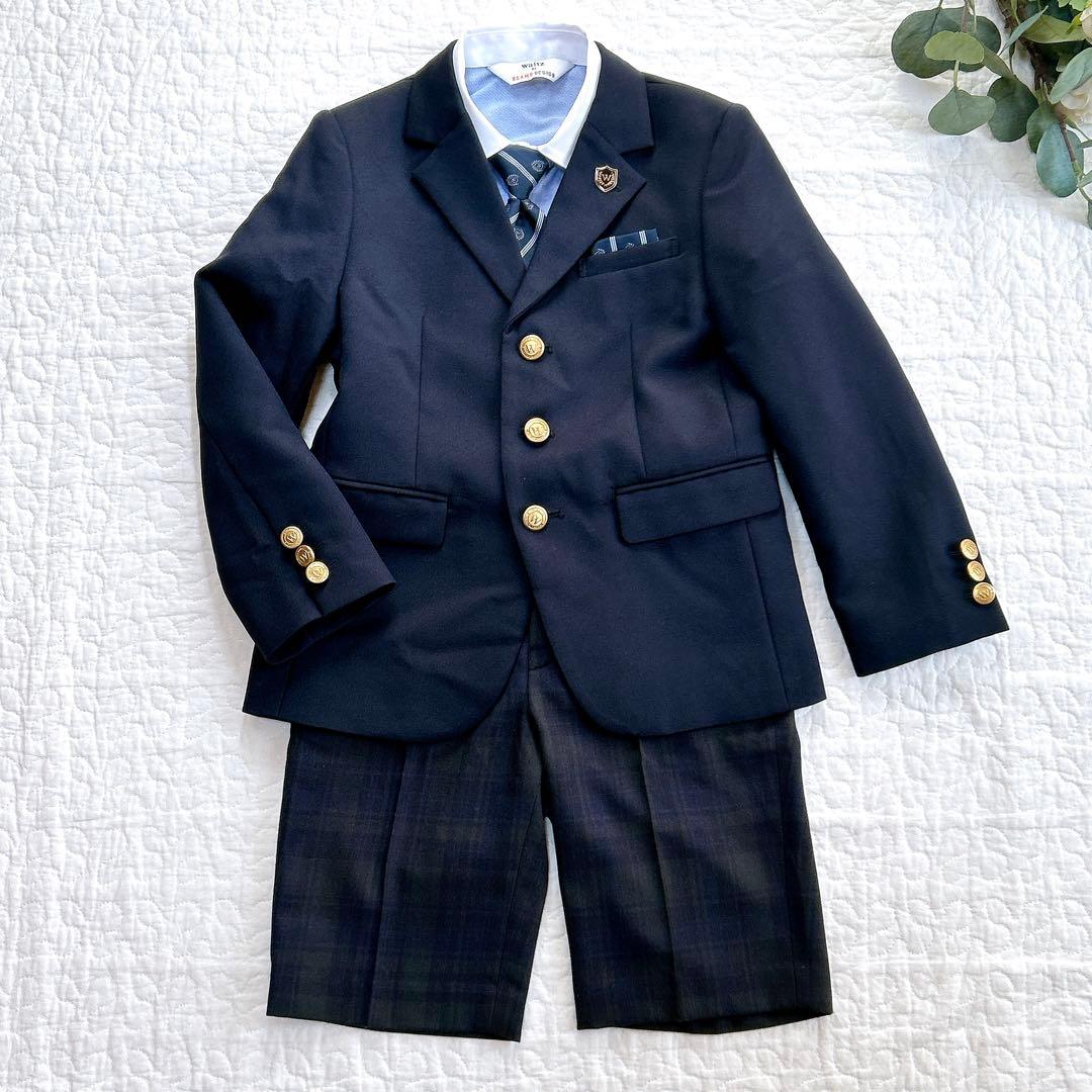 人気✨ ビームス フォーマル スーツ 120 卒園 入学 金ボタン 男の子 完品