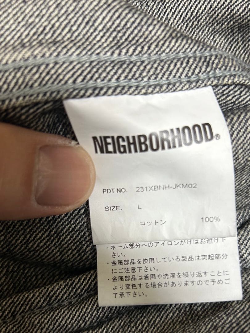 ジャケット・アウター NEIGHBORHOOD WASHED DENIM TYPE-4 JACKET