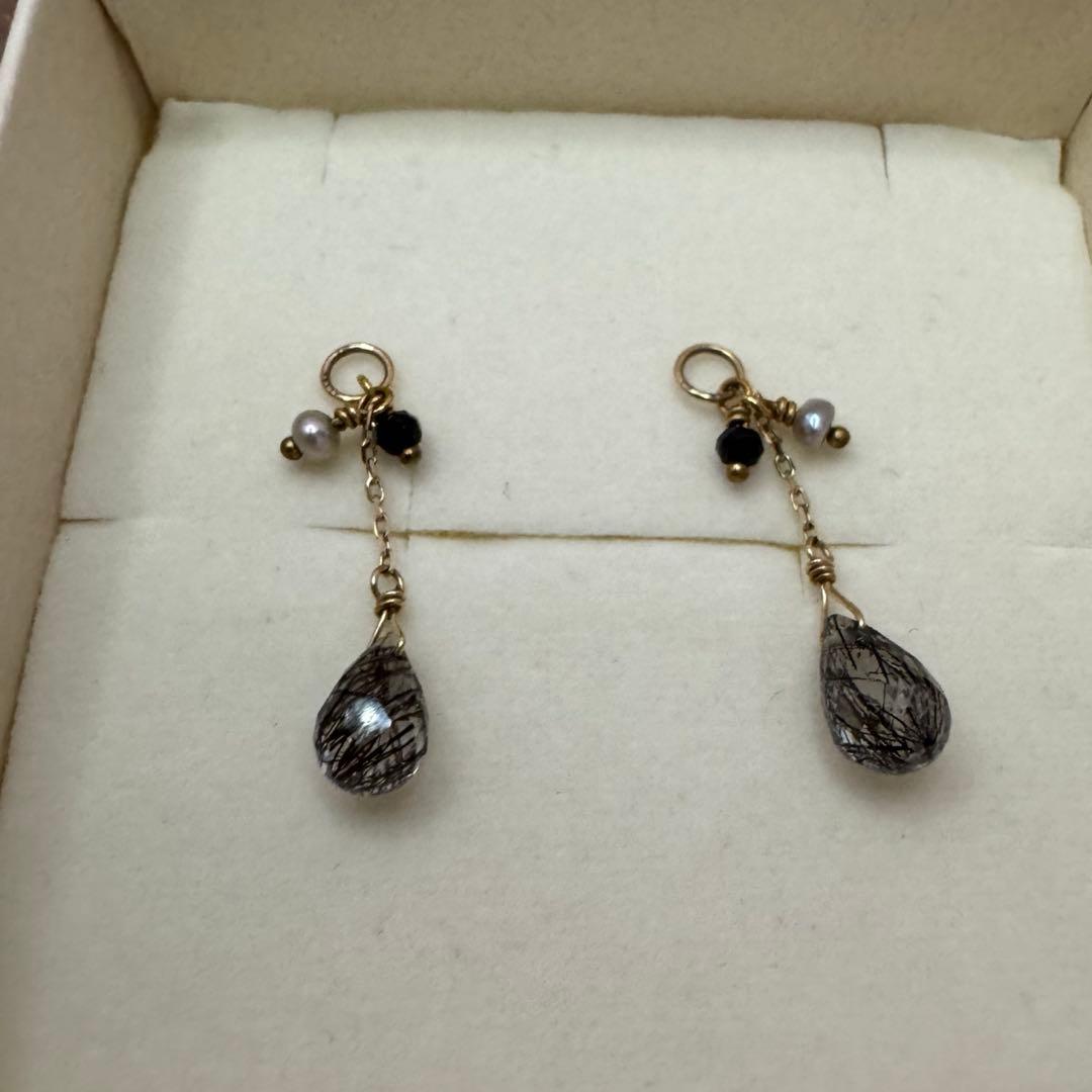 agete k10 クォーツチャーム