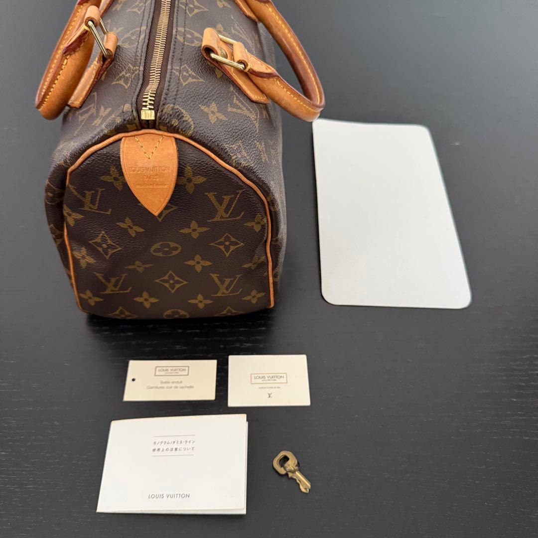 国内正規店購入 LOUIS VUITTON ルイヴィトン スピーディ25 バッグ