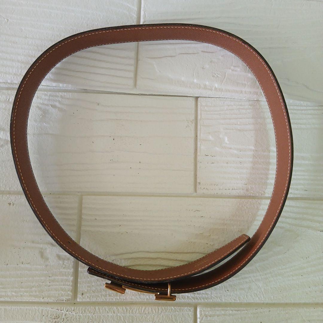 エルメス ベルト コンスタンス Hロゴ 刻印 レザー s1