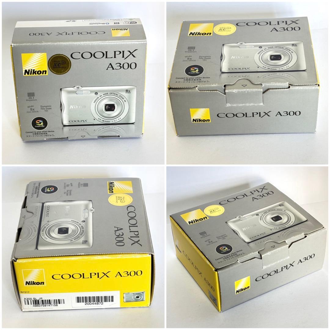 【美品】Nikon coolpix A300 ニコン　デジガメ　SDカード2GB