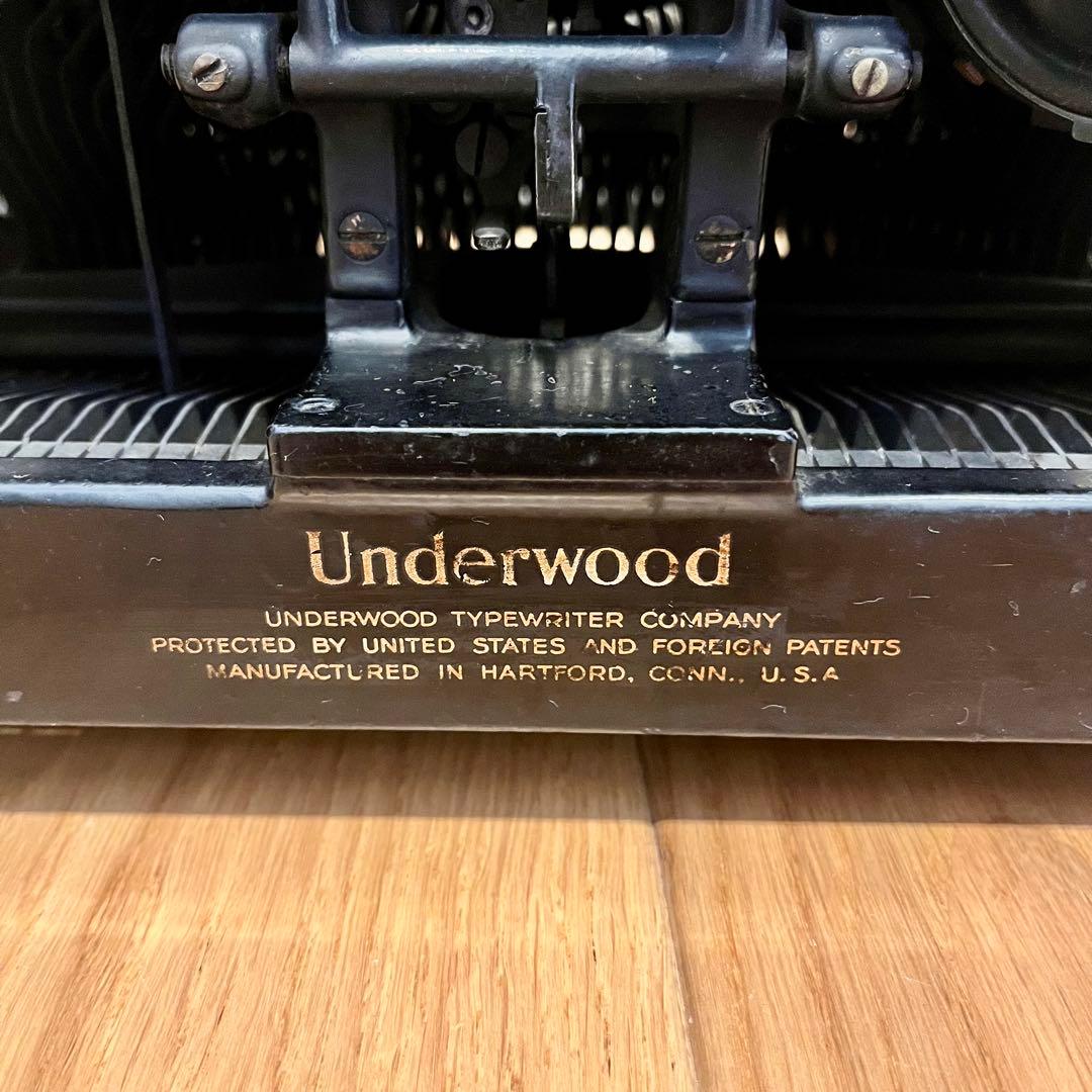 【アンティーク】アンダーウッド No5 タイプライター UNDER WOOD